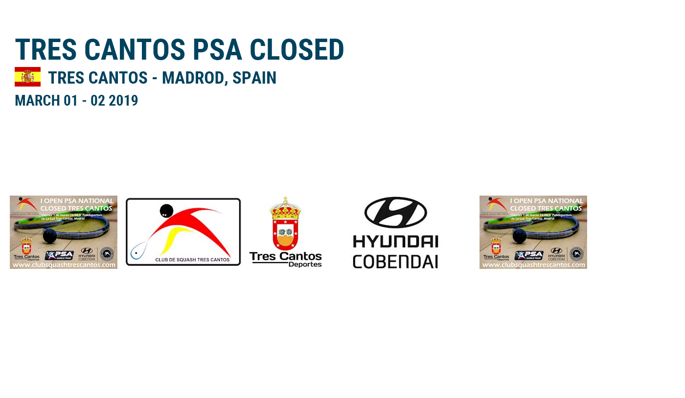 Tres Cantos PSA Closed Squash Tournament Tres Cantos - Madrod - Rankedin |  Rankedin