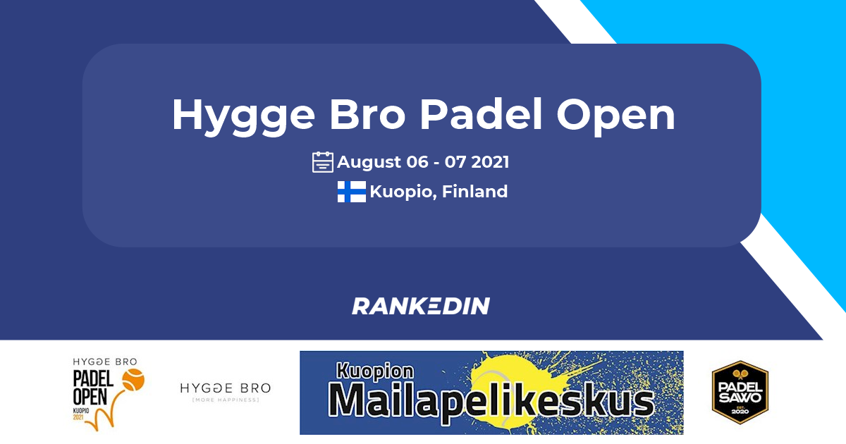 Hygge Bro Padel Open Padel Torneo Kuopio - Rankedin | Rankedin